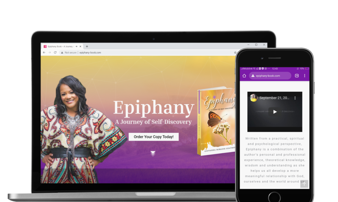 Epiphany Book – Landing Page